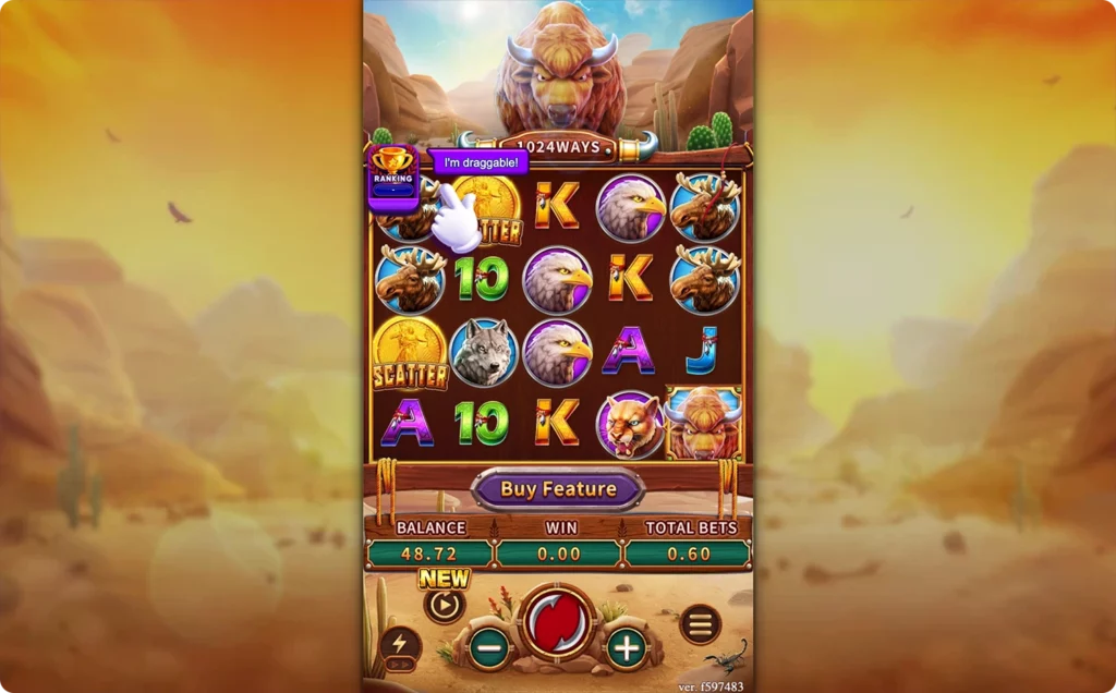 Crazy Buffalo Gameplay